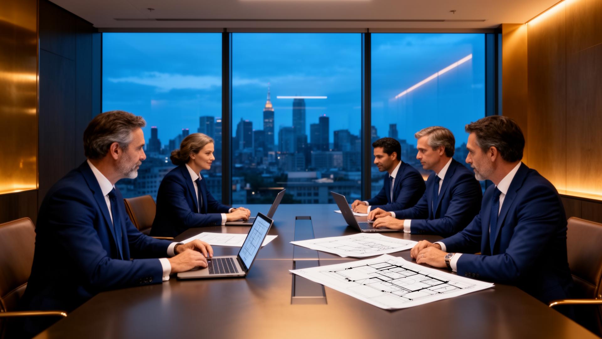 MOZMOT leadership in a strategy briefing